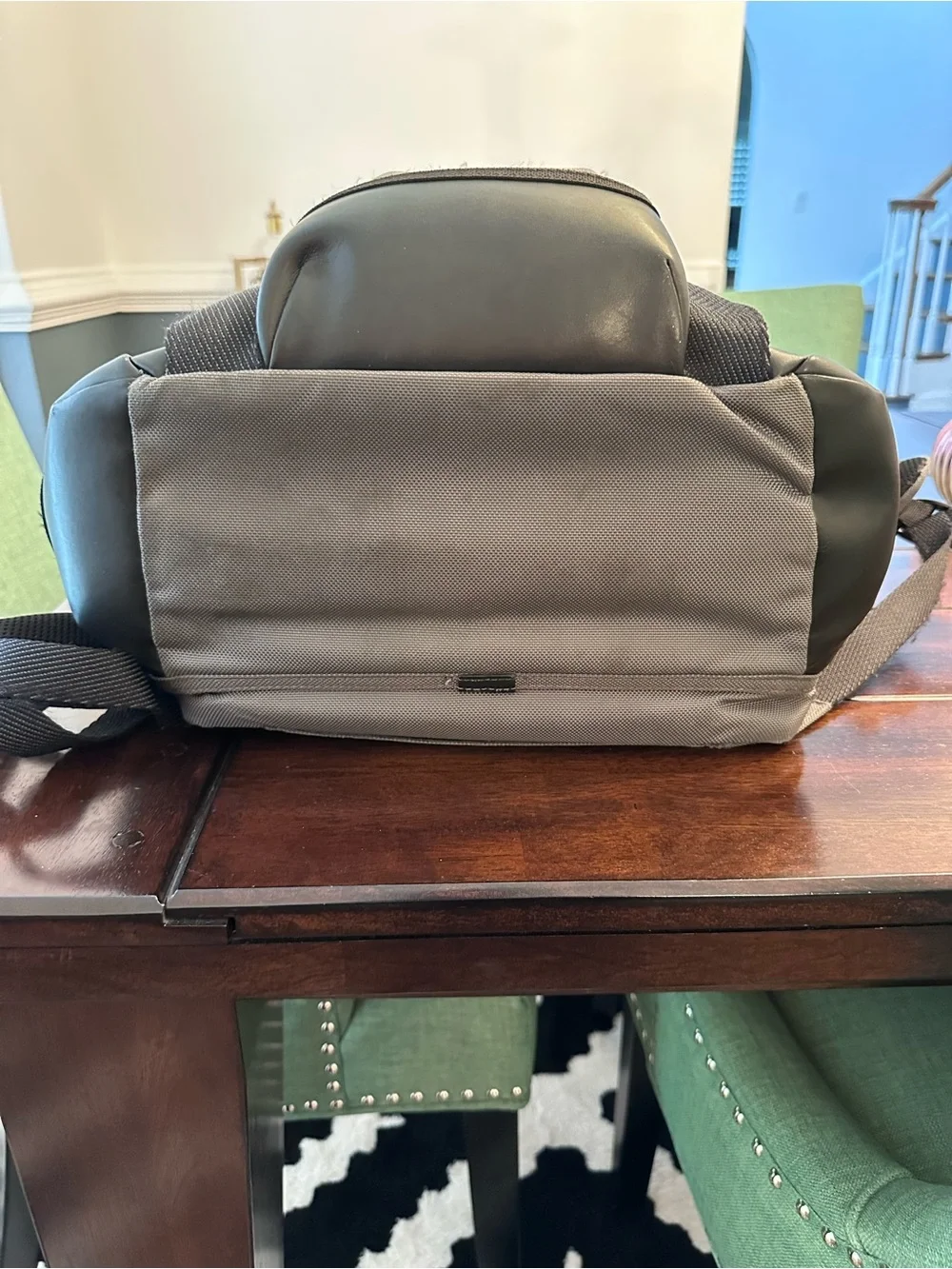 Tumi Gray and Black Travel Backpack